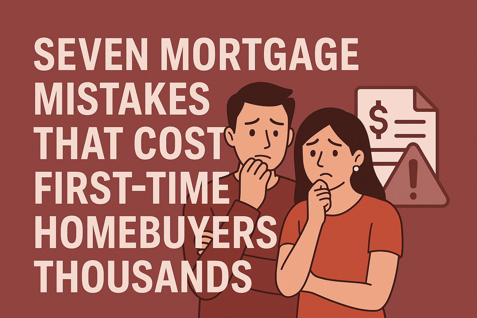 Seven Mortgage Mistakes That Cost First-Time Homebuyers Thousands