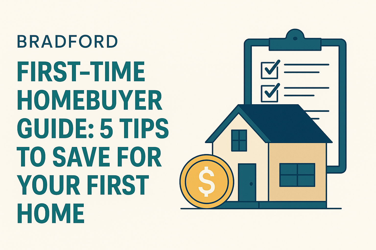 Bradford First-Time Homebuyer Guide: 5 Practical Tips to Save for Your First Home