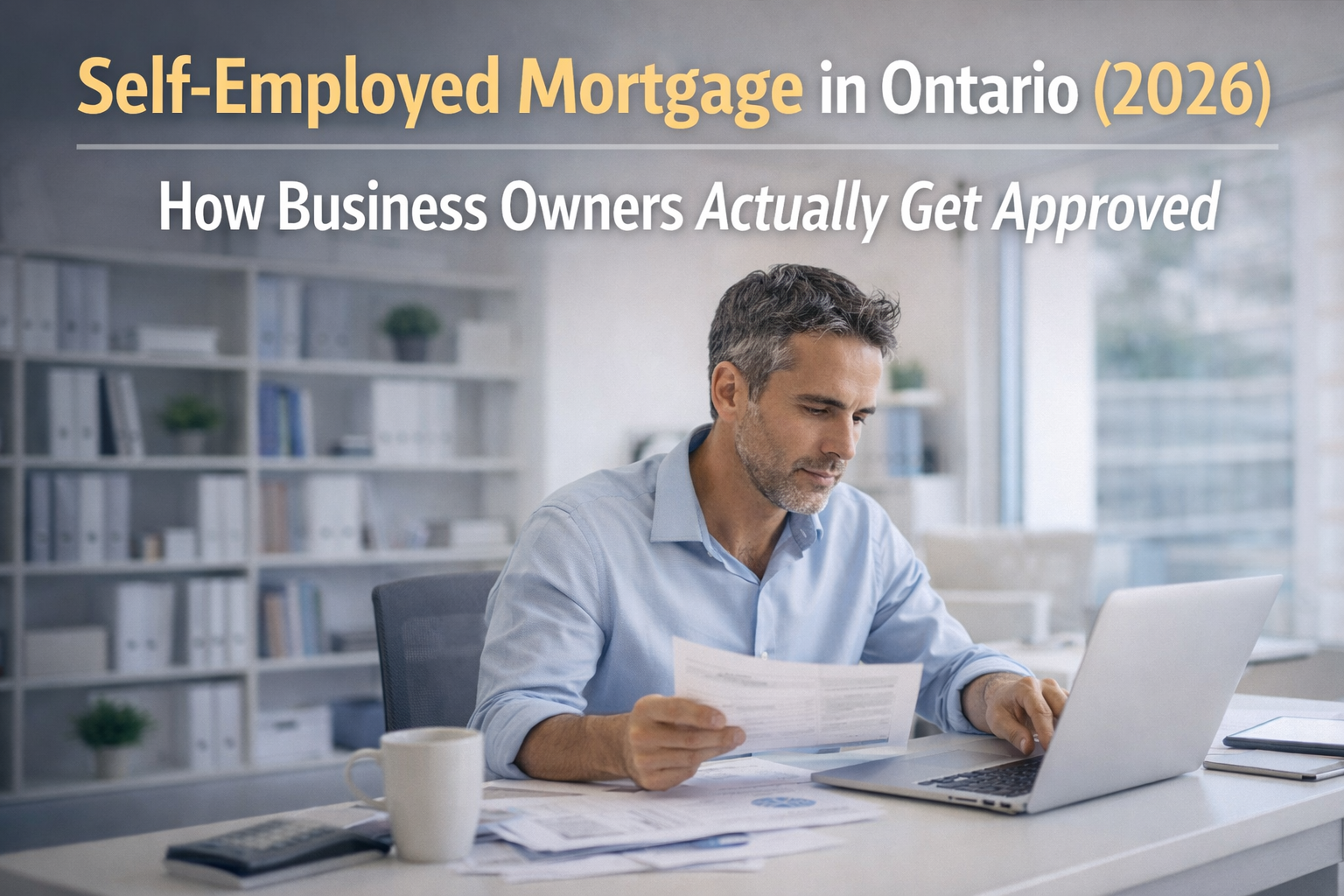Self-Employed Mortgage in Ontario (2026): How Business Owners Actually Get Approved
