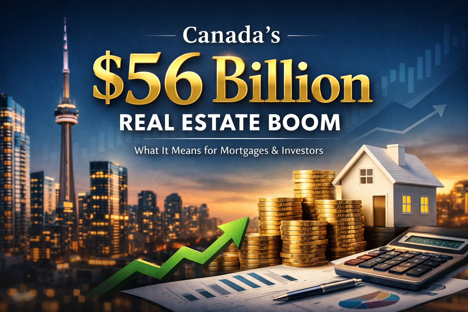 Why Commercial Real Estate Investment in Canada Is Expected to Reach $56 Billion — And What It Means for Mortgages, Borrowers, and Investors Across Ontario