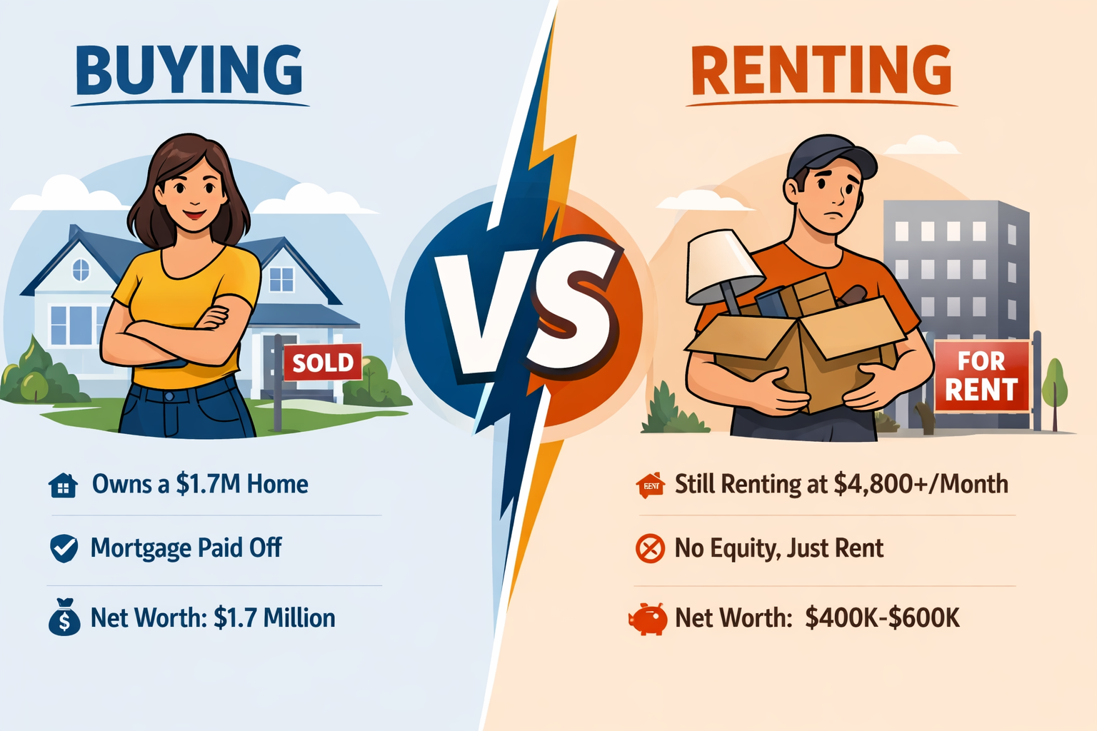 Buying vs Renting: What 30 Years Later Really Looks Like