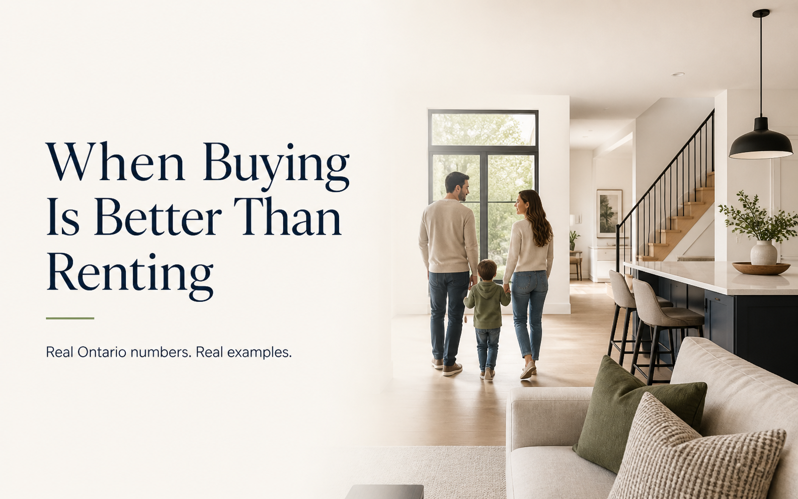 When Buying a Home Is Actually Better Than Renting in Ontario