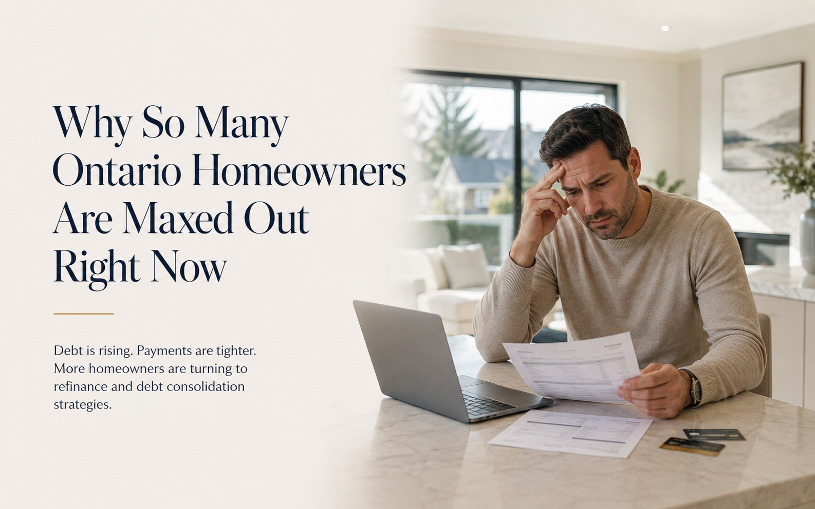 Why So Many Ontario Homeowners Are Maxed Out Right Now — And Why Debt Consolidation Mortgages Are Becoming More Common